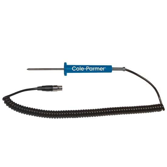 Cole-Parmer Pen RTD Probe, 100 Ohm, Digi-Sense® 3-Pin Connector, 2.5