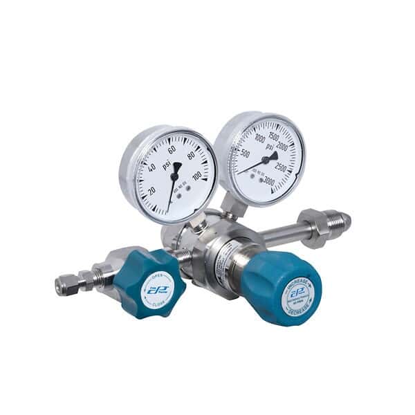Cole-Parmer Laboratory Gas Regulator, Dual Stage 590 CGA SKU 9820286