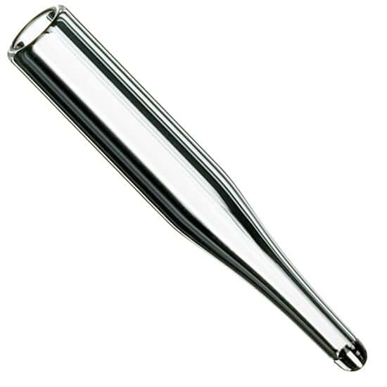 Cole-Parmer Limited-Volume Insert, Glass, Conical Bottom, 0.1mL; 1000/pk
