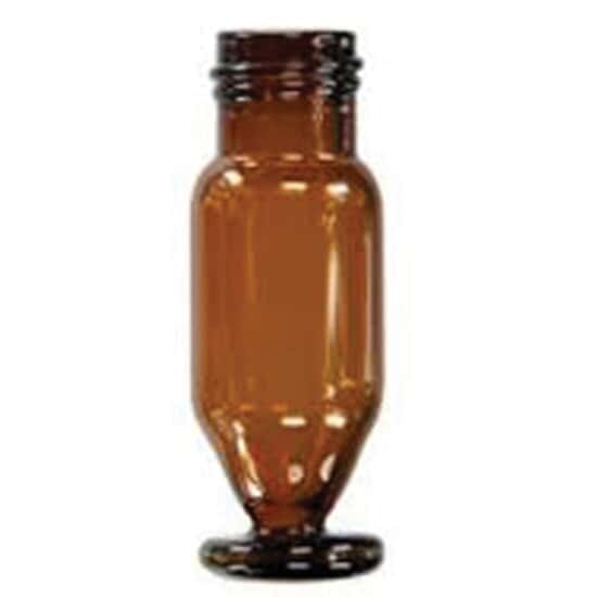 Cole-Parmer Vial, 1.5 mL, Amber Glass, Champagne Profile, 9 mm Short Thread; 1000/pk
