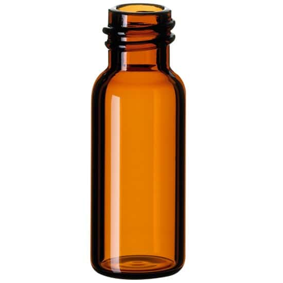 Cole-Parmer Screw-Thread Vial, Amber Glass, 4 mL, 13 mm; 1000/pk