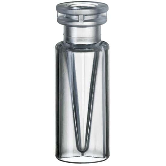 Cole-Parmer Snap Top Vial with Fused Insert, Polymethylpentene, 0.3 mL, Neck Dia. 11 mm; 1000/pk
