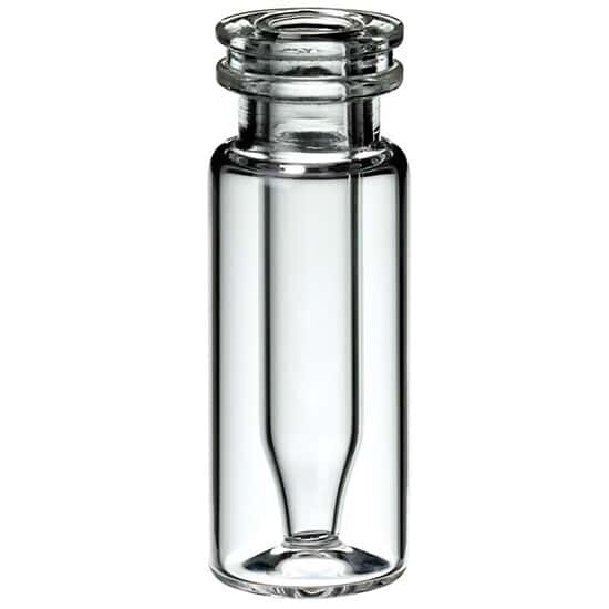 Cole-Parmer Snap Top Vial with Fused Insert, Glass, 0.3 mL, Neck Dia. 11 mm; 1000/pk 
