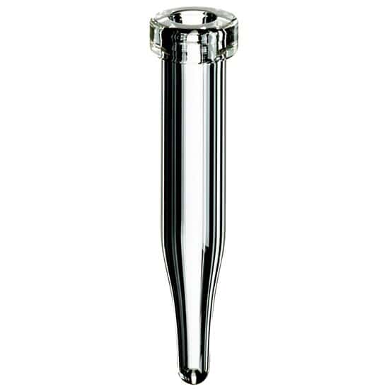 Cole-Parmer Crimp Vial, Glass, 0.2 mL, 8 mm, Conical Bottom; 1000/pk
