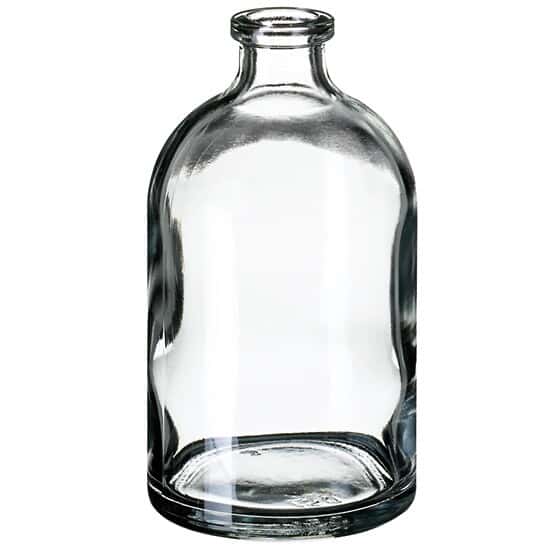 Cole-Parmer Crimp Vial, Glass, 100 mL, 20 mm; 1056/pk