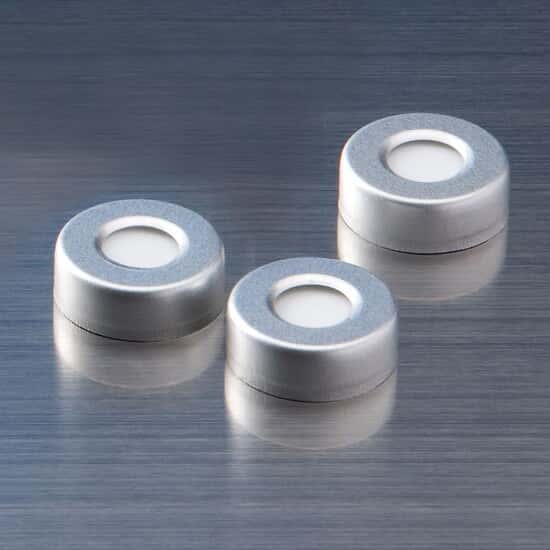 Cole-Parmer Crimp Cap for Microwave Vials, Silicone/PTFE, 20 mm; 1000/pk
