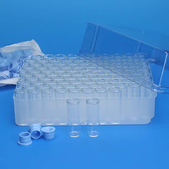 Cole-Parmer Shell Vial Convenience Pack, 1 mL, 8 mm plug