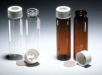 Cole-Parmer Precleaned EPA Vials with Certificate of Analysis, Clear Glass, 60 mL; 72/Cs