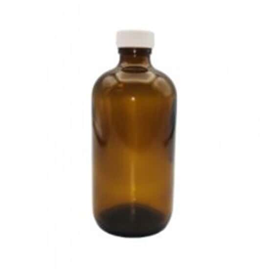 Cole-Parmer Pre-Cleaned EPA Narrow-Mouth Bottle, Amber Glass, 250mL (8.5 oz); 12/CS