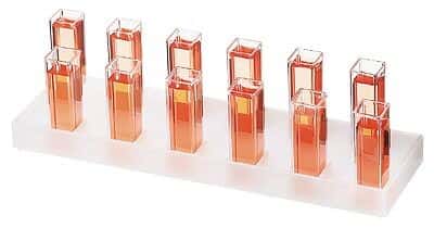 Cole-Parmer Cuvette Rack, 10 x 10 mm, capacity 16