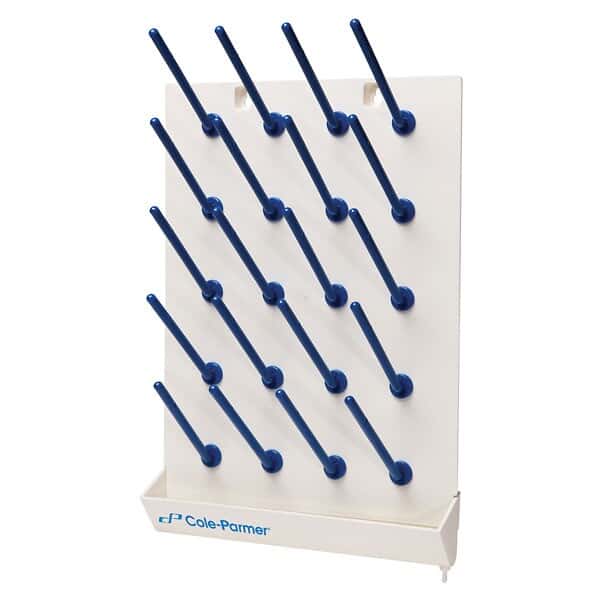 Always in Stock ColeParmer Essentials PP Wall Mount Drying Rack with