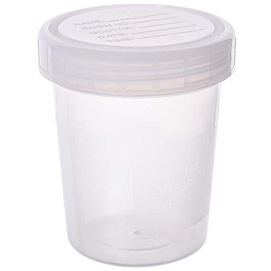 ColeParmer Essentials Graduated Sample Container, PP, 4 oz, Nonsterile