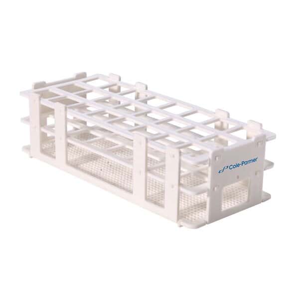 ColeParmer Essentials Test Tube Rack, PP 24 places from ColeParmer India
