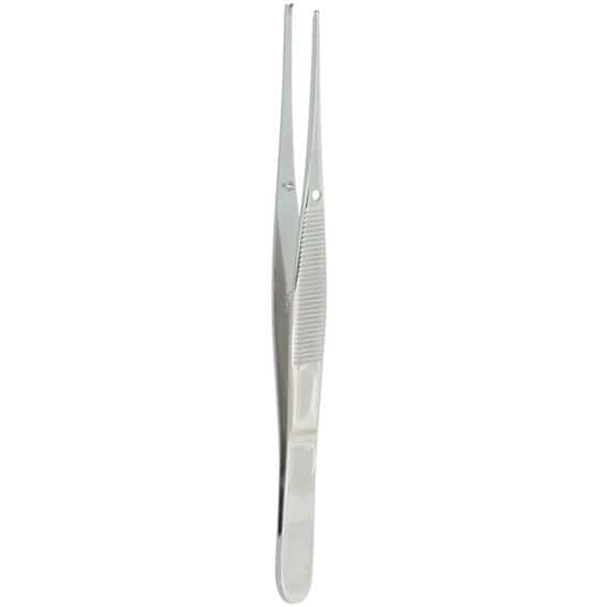 ColeParmer Essentials Standard Grade Iris Tissue Forceps, Straight, 4" from ColeParmer