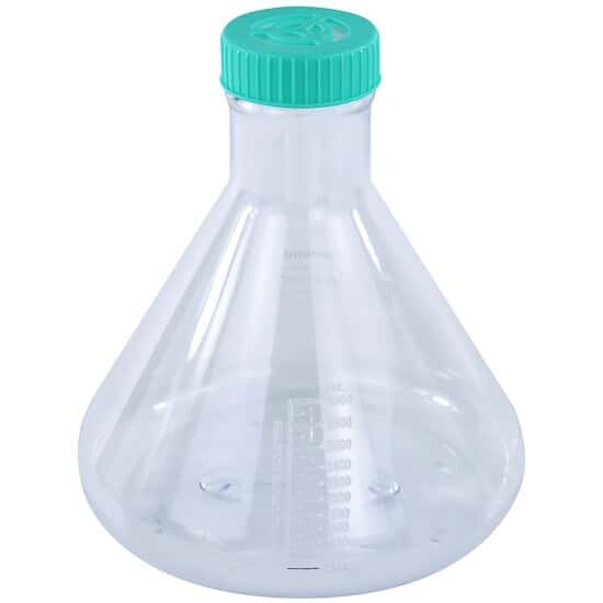 ColeParmer Essentials Erlenmeyer Flask, PC, Sterile, Vent Cap, 3000mL