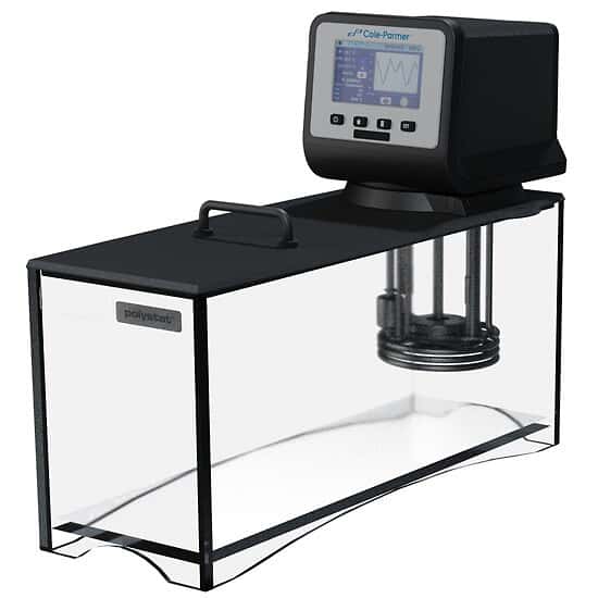 Cole-Parmer Polystat Programmable Polycarbonate Open-Top Bath, 14L; 120VAC/60HZ