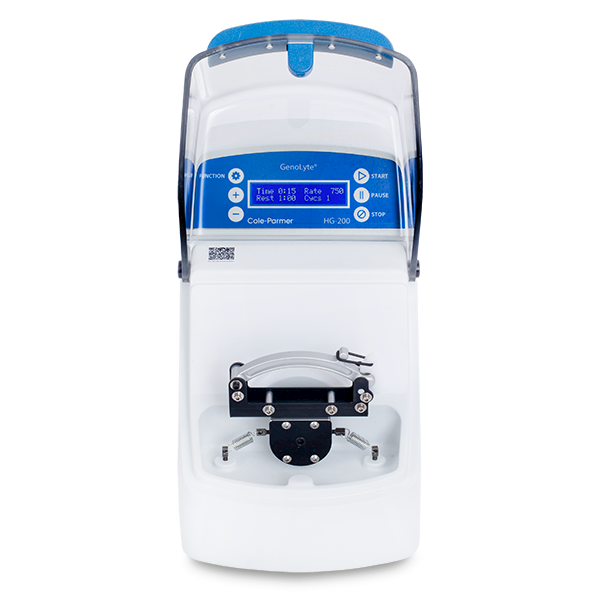 Cole-Parmer SamplePrep HG-200 GenoLyte Compact Tissue Homogenizer and Cell Lyser; 115/230 VAC, 50/60 Hz