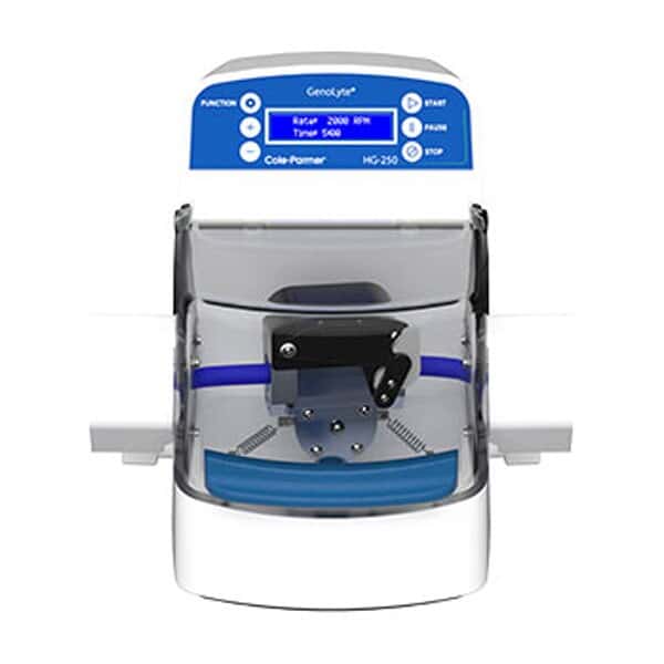Cole-Parmer SamplePrep HG-250 GenoLyte® Temperature Controlled Compact Tissue Homogenizer and Cell Lyser; 115/230 VAC, 50/60 Hz