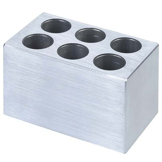 Cole-Parmer SamplePrep 1667 MiniG® Homogenizer Cryo-Block, Aluminum, 6 x 50 mL Round-Bottom Centrifuge Tubes; 1/EA