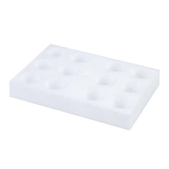 Cole-Parmer SamplePrep 2193 Homogenizer Foam Holder, 12 x 15mL Short PC Vials 04576-99; 1/EA