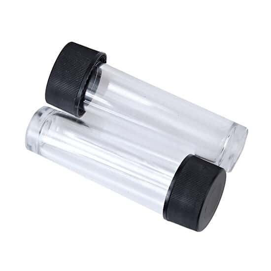 Cole-Parmer SamplePrep 2241-PC Vial with Screw Cap, Polycarbonate Vial with Polyethylene Cap, 5 mL, 1/2