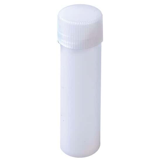 Cole-Parmer SamplePrep 2241-PEF-200 Vial with Screw Cap, Frosted Polyethylene, 5 mL, 1/2