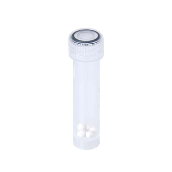 Cole-Parmer SamplePrep 2302-3000AW Prefilled Tubes with Screw Cap, 2 mL, 3 mm Acid Washed Zirconia Beads; 50/PK