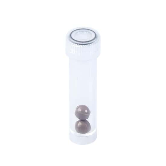 Cole-Parmer SamplePrep 2302-6000AW Prefilled Tubes with Screw Cap, 2 mL, 6 mm Ceria Stabilized Zirconia Beads; 100/PK