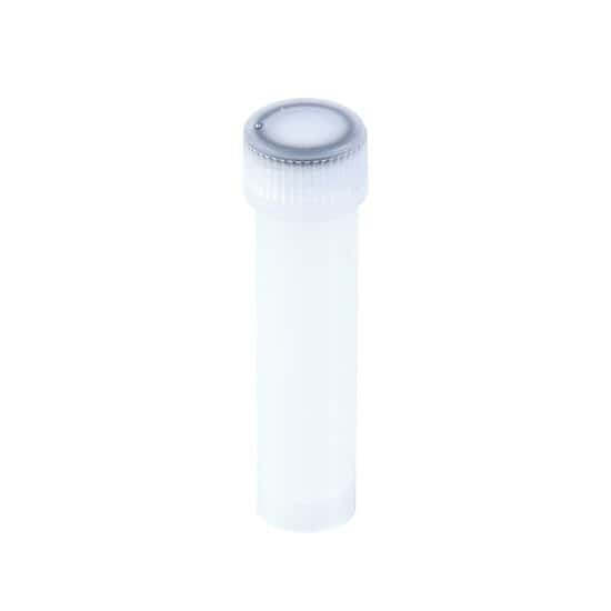 Cole-Parmer SamplePrep 2310 Vial with Screw Cap, Reinforced Polypropylene, 2 mL, 11 mm dia x 46 mm L; 200/PK