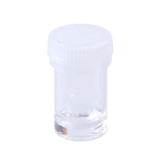 Cole-Parmer SamplePrep 3111 Grinding Vials, Polystyrene with Slip-On Polyethylene Cap, 2.5 mL; 100/PK