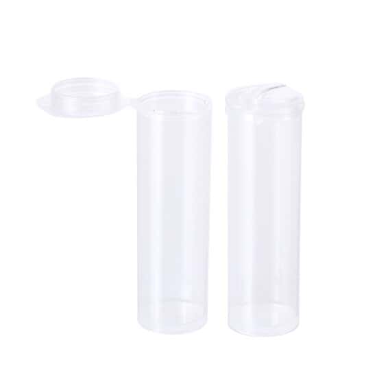 Cole-Parmer SamplePrep 3116 Grinding Vials, Polystyrene with Slip-On Polyethylene Cap, 5 mL; 100/PK