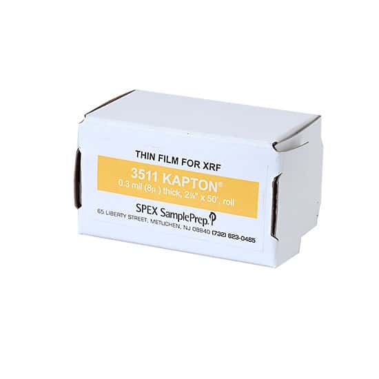 Cole-Parmer SamplePrep 3511 Kapton® Window Film, 0.3 mil (8 µm) Thick, 2 7/8 in Wide; 50 ft