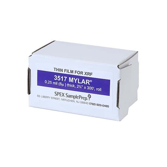 Cole-Parmer SamplePrep 3517 Mylar® Window Film, 0.25 mil (6 µm) Thick, 2 3/4 in Wide; 300 ft