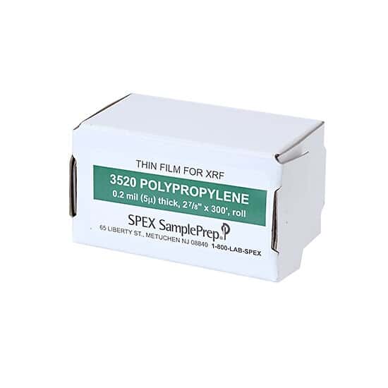 Cole-Parmer SamplePrep 3520 Polypropylene Window Film 0.2 mil Thick, 2 7/8 in Wide; 300 ft