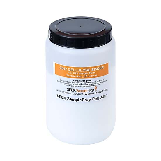 Cole-Parmer SamplePrep 3642-450 Cellulose Binder Powder, <20 µm, 450 g