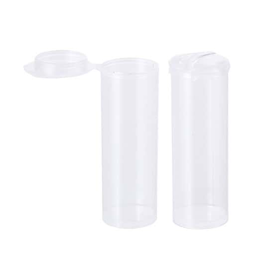 Cole-Parmer SamplePrep 6133 Grinding Vials, Polypropylene with Attached Flip Cap, 12 mL; 100/PK