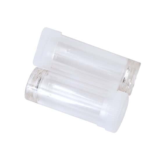 Cole-Parmer SamplePrep 6133PC-T Grinding Vials, Polycarbonate Reinforced with Slip-On Cap, 12 mL; 100/PK