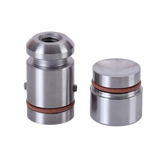 Cole-Parmer SamplePrep 6781E Replacement End Plugs for Small Grinding Vial Set 04577-80, SS; 2/PK