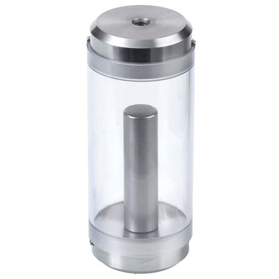 Cole-Parmer SamplePrep 6801 Grinding Vial Set, Large Vial, 1 to 50 mL, PC Cylinder, SS End Plugs and Impactor