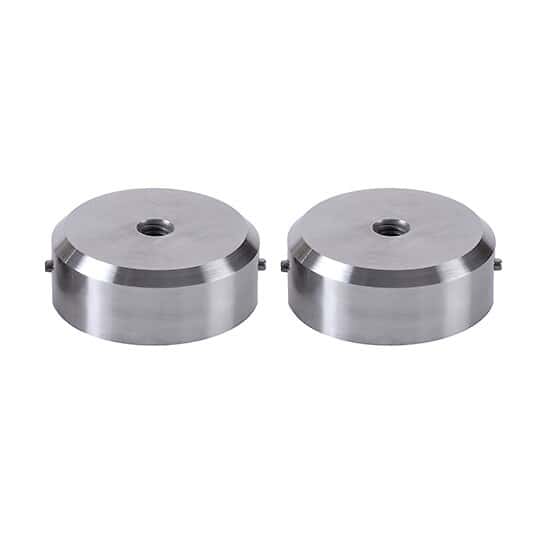 Cole-Parmer SamplePrep 6803E Replacement End Plugs for Large Grinding Vial Set 61043-10, SS; 2/PK