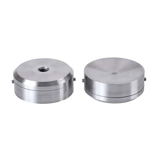 Cole-Parmer SamplePrep 6871E Replacement End Plugs for Large Grinding Vial Set 61043-11, Low-Chrome Steel; 2/PK