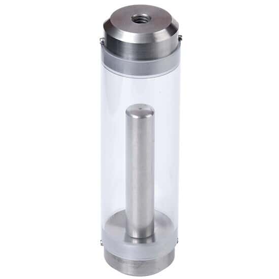 Cole-Parmer SamplePrep 6881 Grinding Vial Set, Mid-Size Vial, 25 mL, PC Cylinder, SS End Plugs and Impactor
