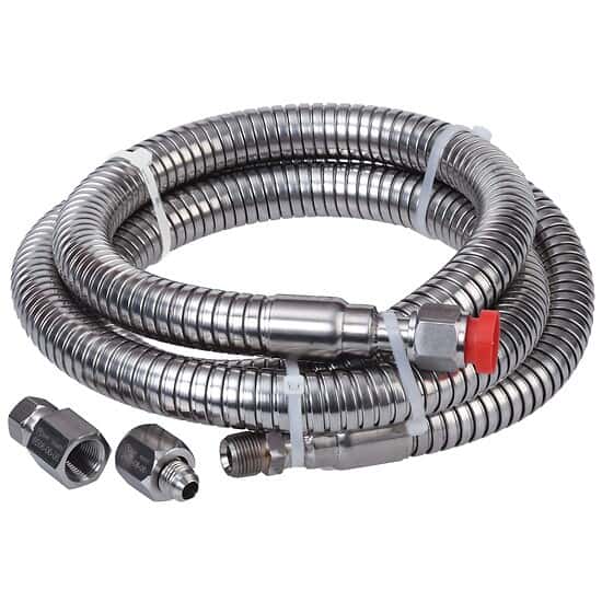 Cole-Parmer SamplePrep 6907 Cryogenic Transfer Hose, Stainless Steel; 6 ft (1.8 m)