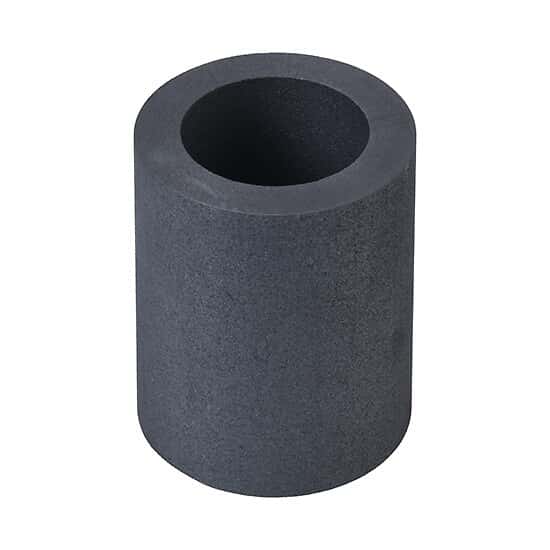 Cole-Parmer SamplePrep 7156 Regular-Purity Graphite Crucible with Flat Bottom, 20 mL; 10/PK