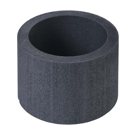 Cole-Parmer SamplePrep 7161 High-Purity Graphite Crucible with Flat Bottom, 44.5 mL; 10/PK