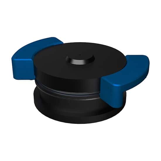 Cole-Parmer SamplePrep 8505-H Grinding Container with Handles, Alumina Ceramic; 170 mL