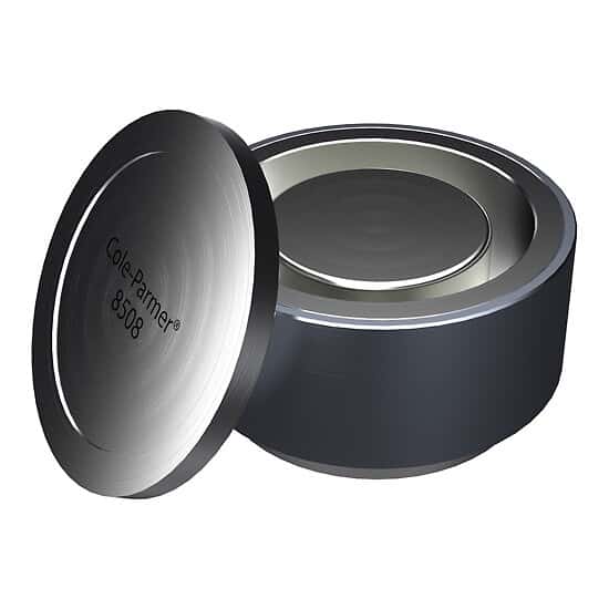 Cole-Parmer SamplePrep 8508 Grinding Container, Tungsten Carbide, 80 mL; 1/EA