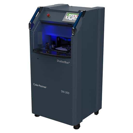 Cole-Parmer SamplePrep SM-300 ShatterVersatile Box Ring and Puck Mill; 115 VAC, 60 Hz