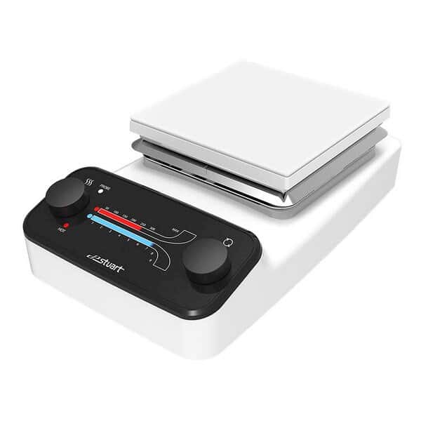 ColeParmer Stuart Analog Stirring Hot Plate, Ceramic, White; 230 VAC