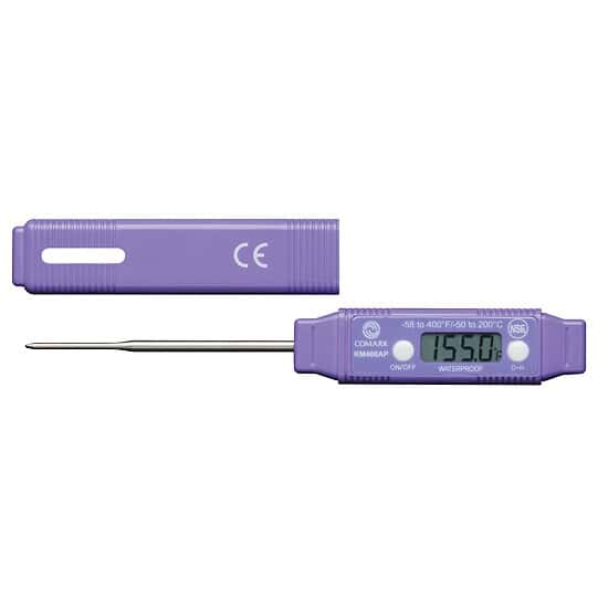 COMARK KM400AP Allergen Digital Pocket Thermometer; -58 to 400°F